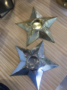 Star tealight holder